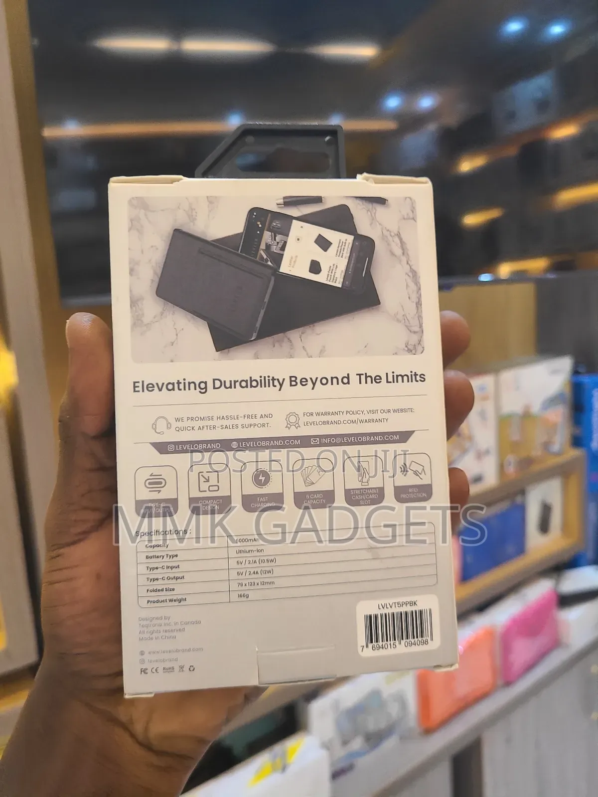 Levelo 5000mah Wallet Powerbank