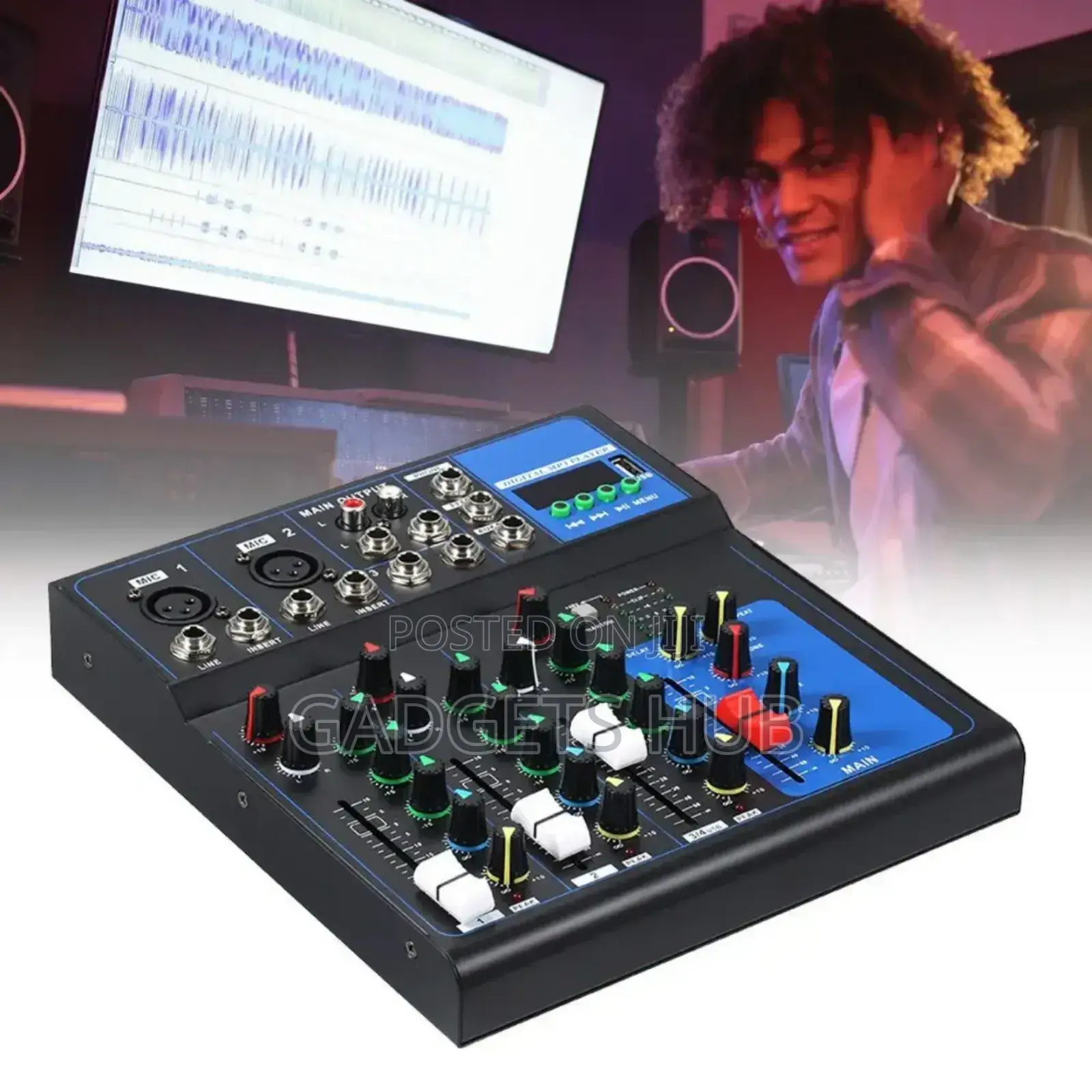 Recording Mixing
Console 4-Channel Meeting Hosting Singing