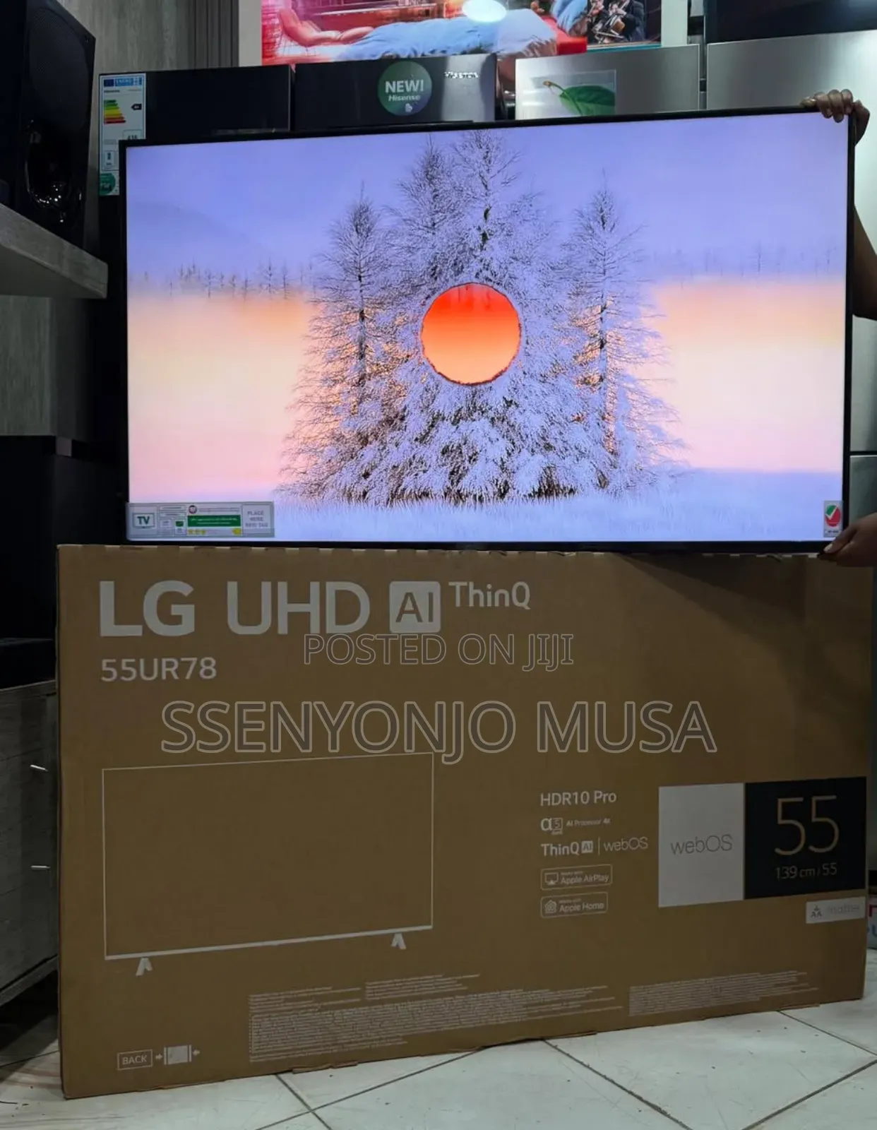 Lg 55ur80 55" Smart Tv - Uhd, Thinq Ai, Webos