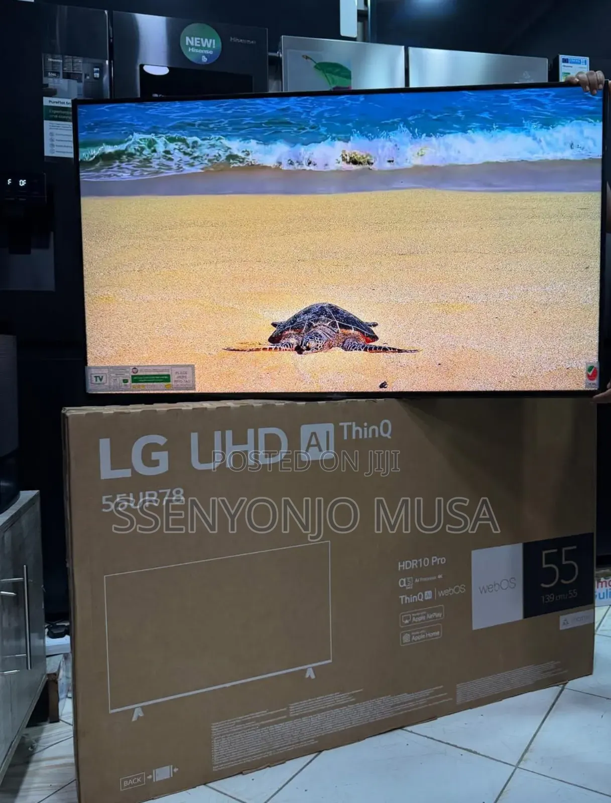 Lg 55ur80 55" Smart Tv - Uhd, Thinq Ai, Webos