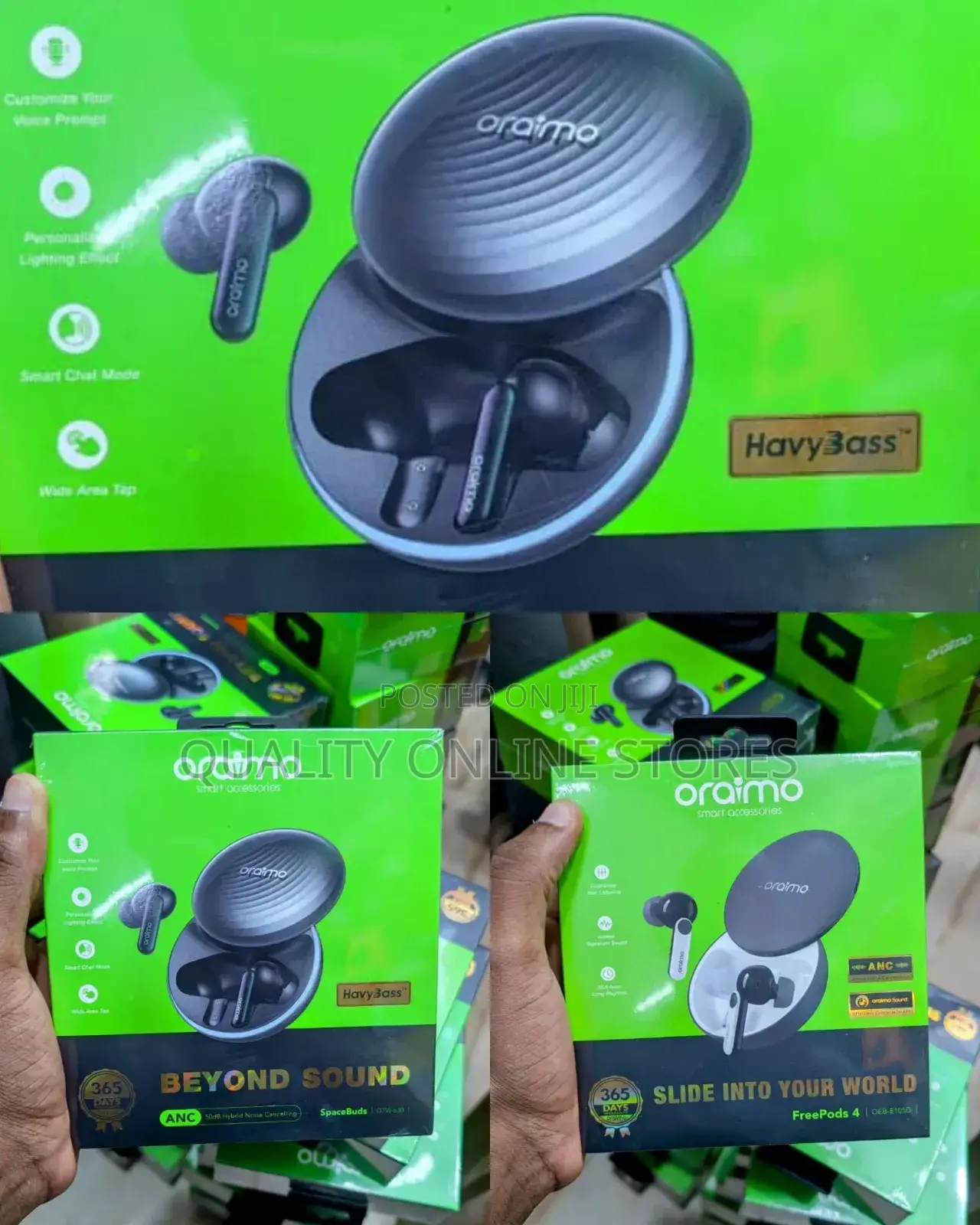 Wireless Oriamo Pods