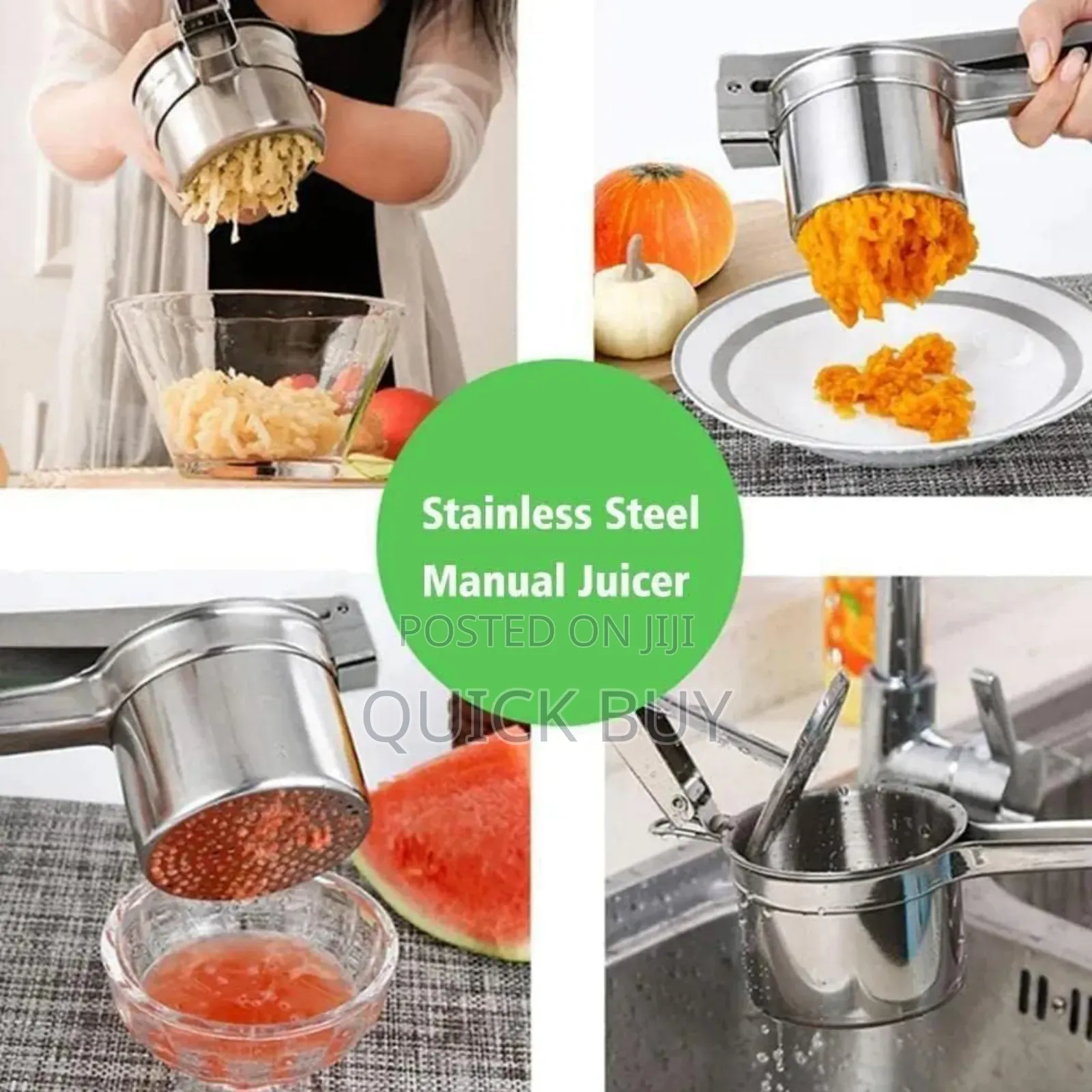 Stainless Steel New Multifunctional Food Press