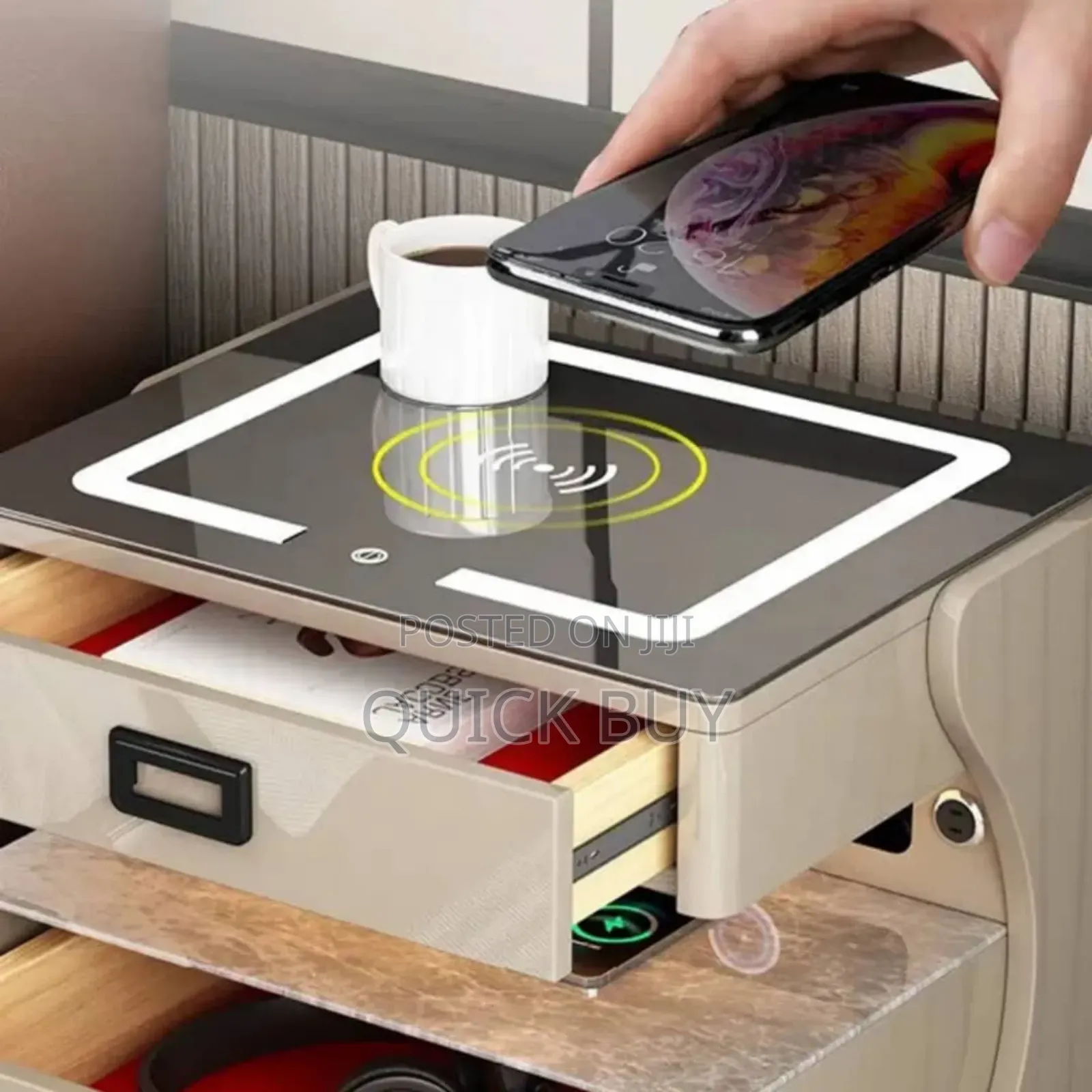 New Elegant Home Designed Bedside Smart Table