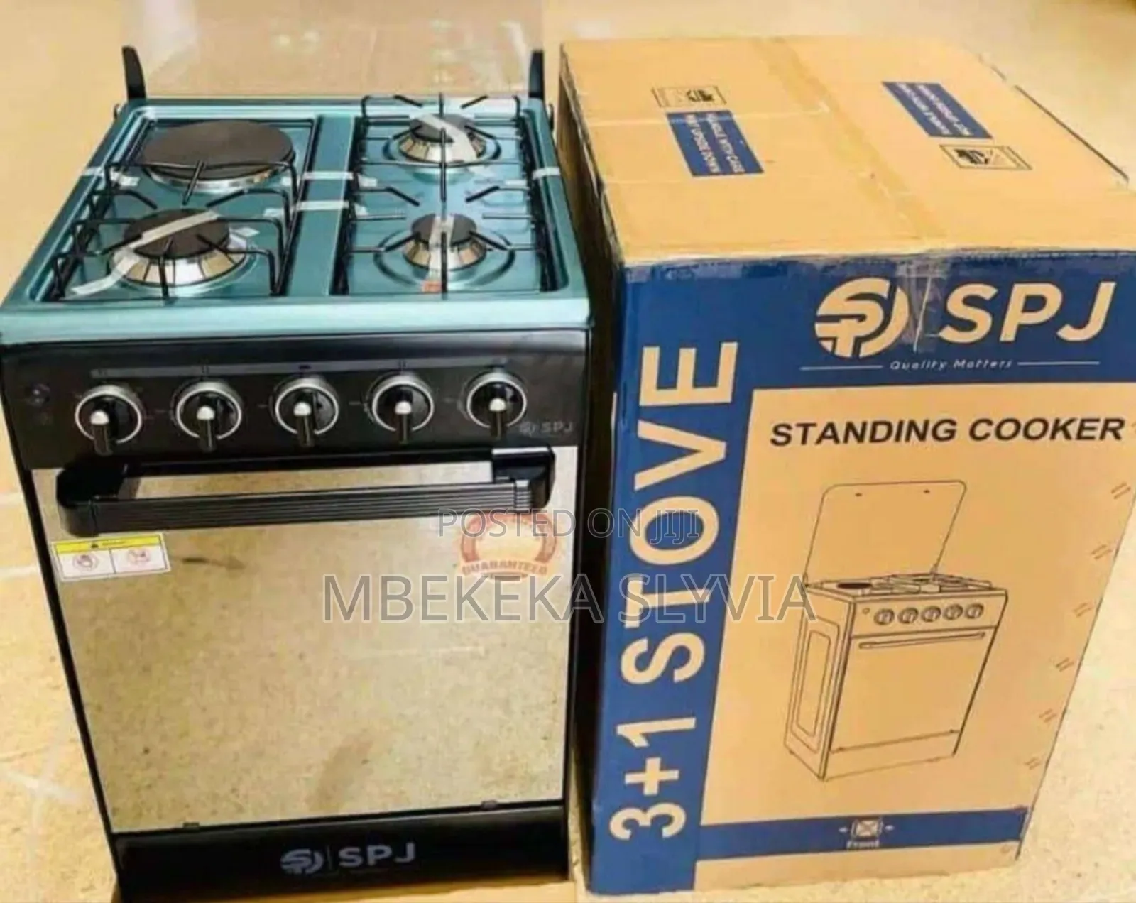 Gas Cooker SPJ 3+1 Cooker Stainless Steel