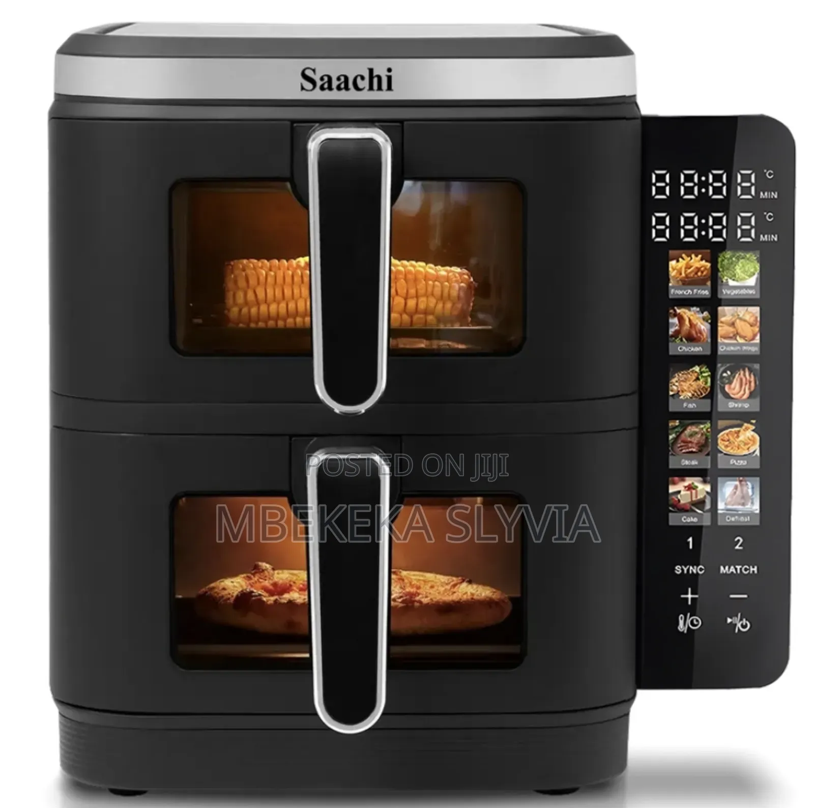 Air Fryer Saachi/11litre Air Fryer Double Tray