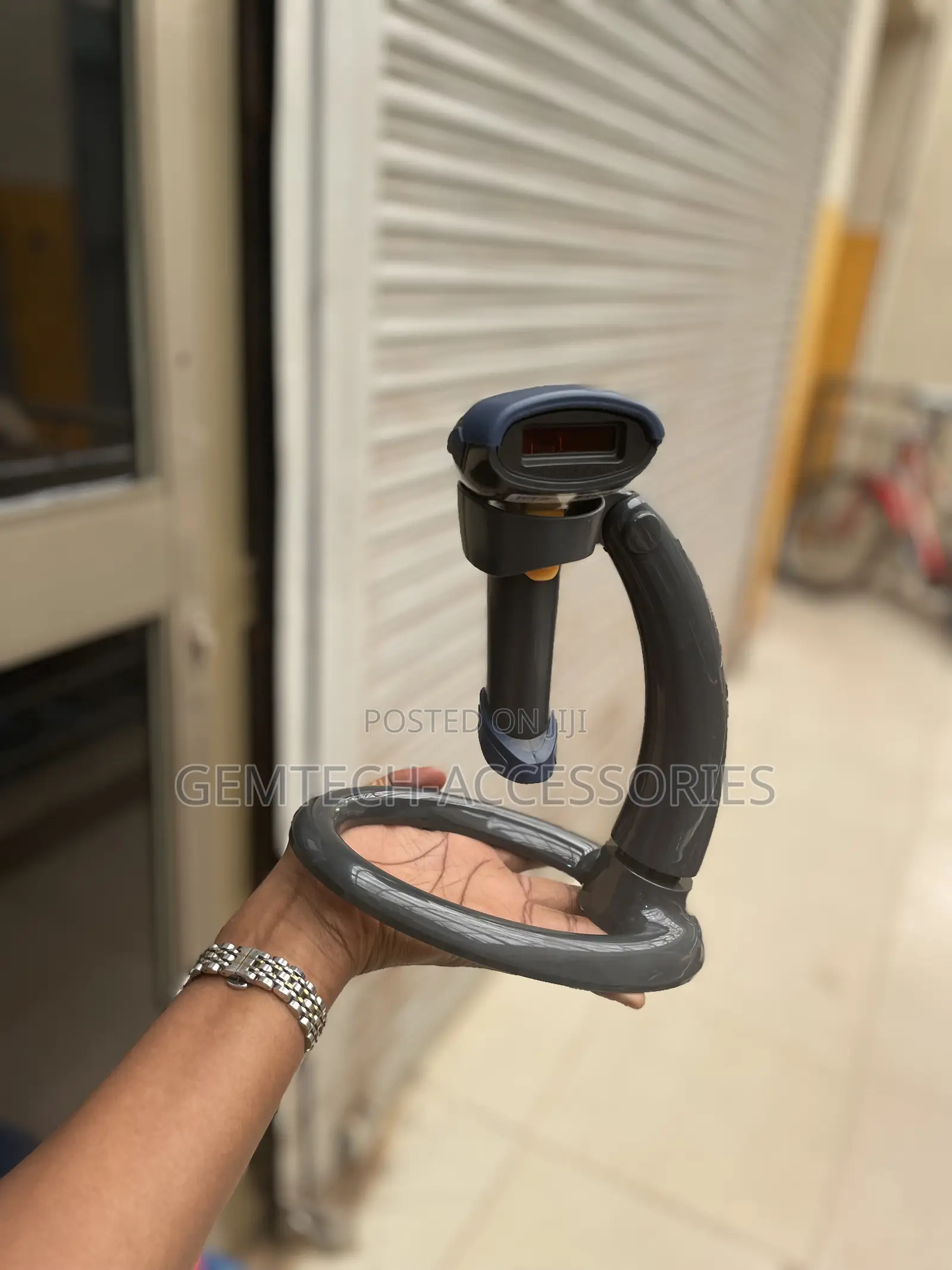 Barcode Scanner With a Stand