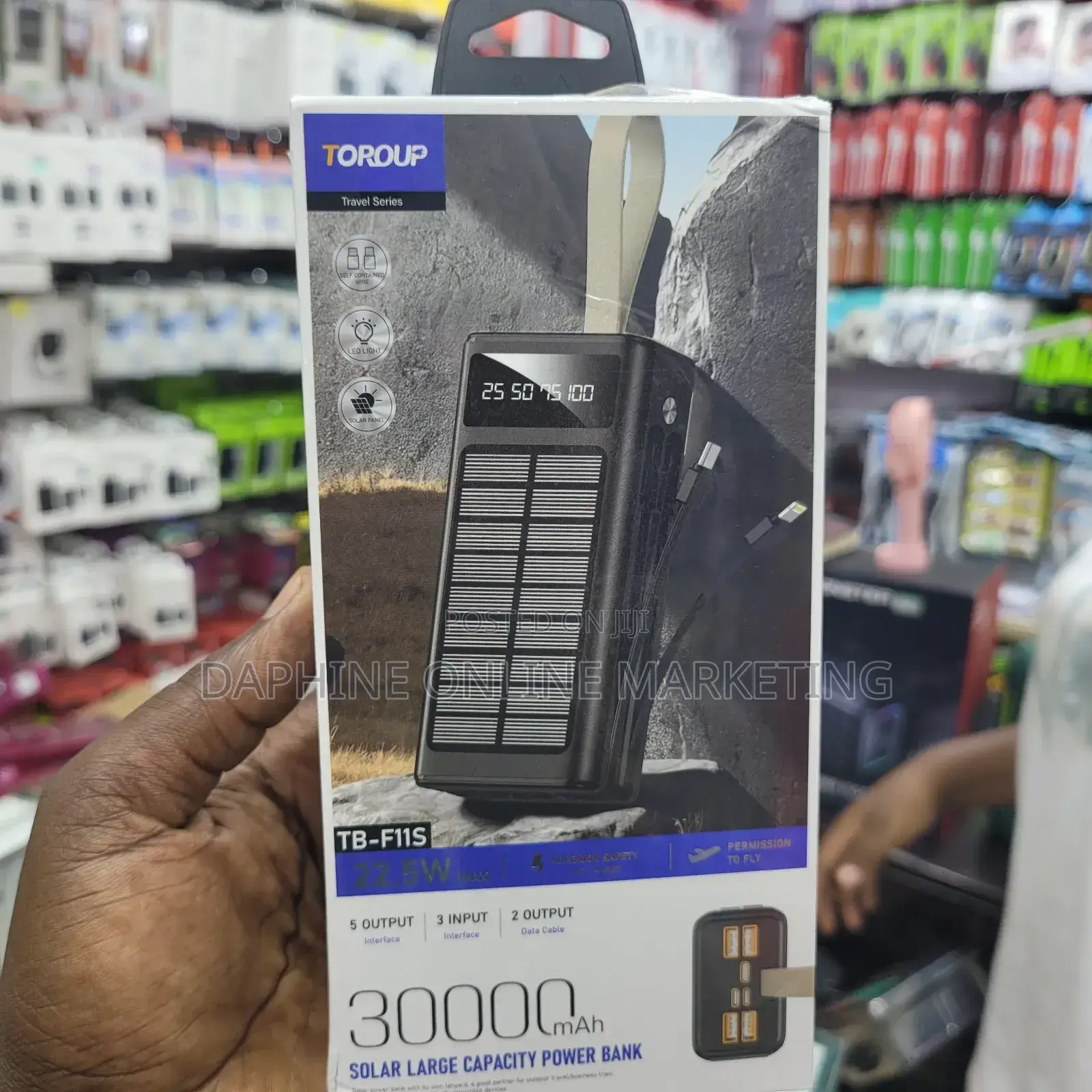 Toroup 30000mah Solar Power Bank