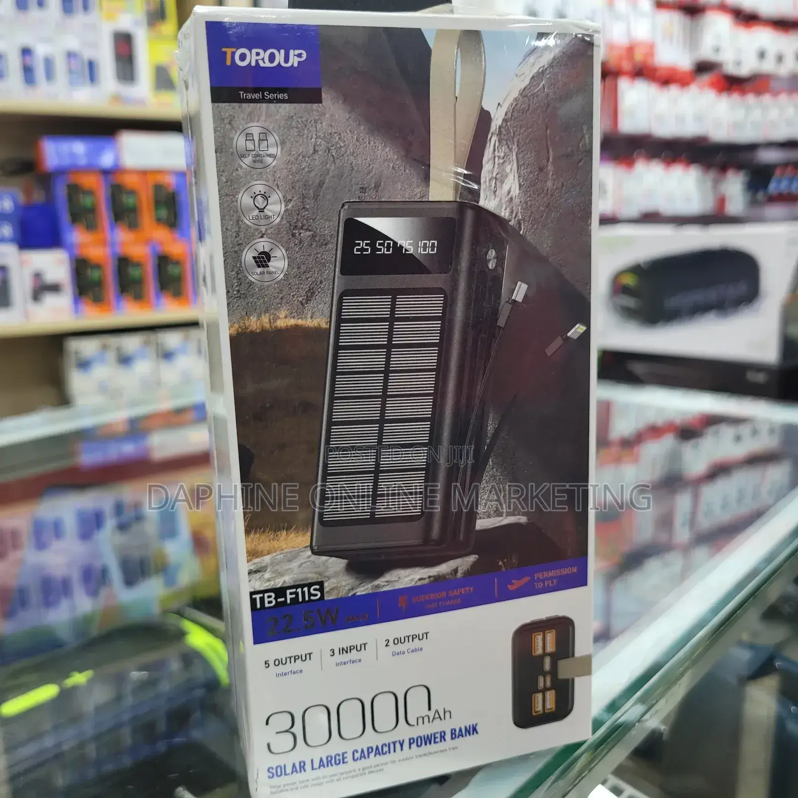 Toroup 30000mah Solar Power Bank