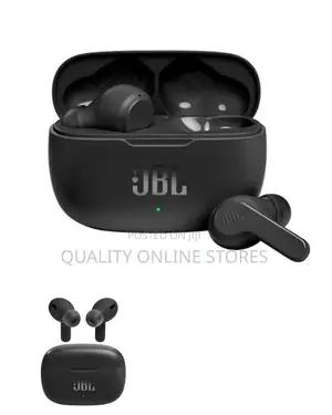 Black Wireless JBL Pods