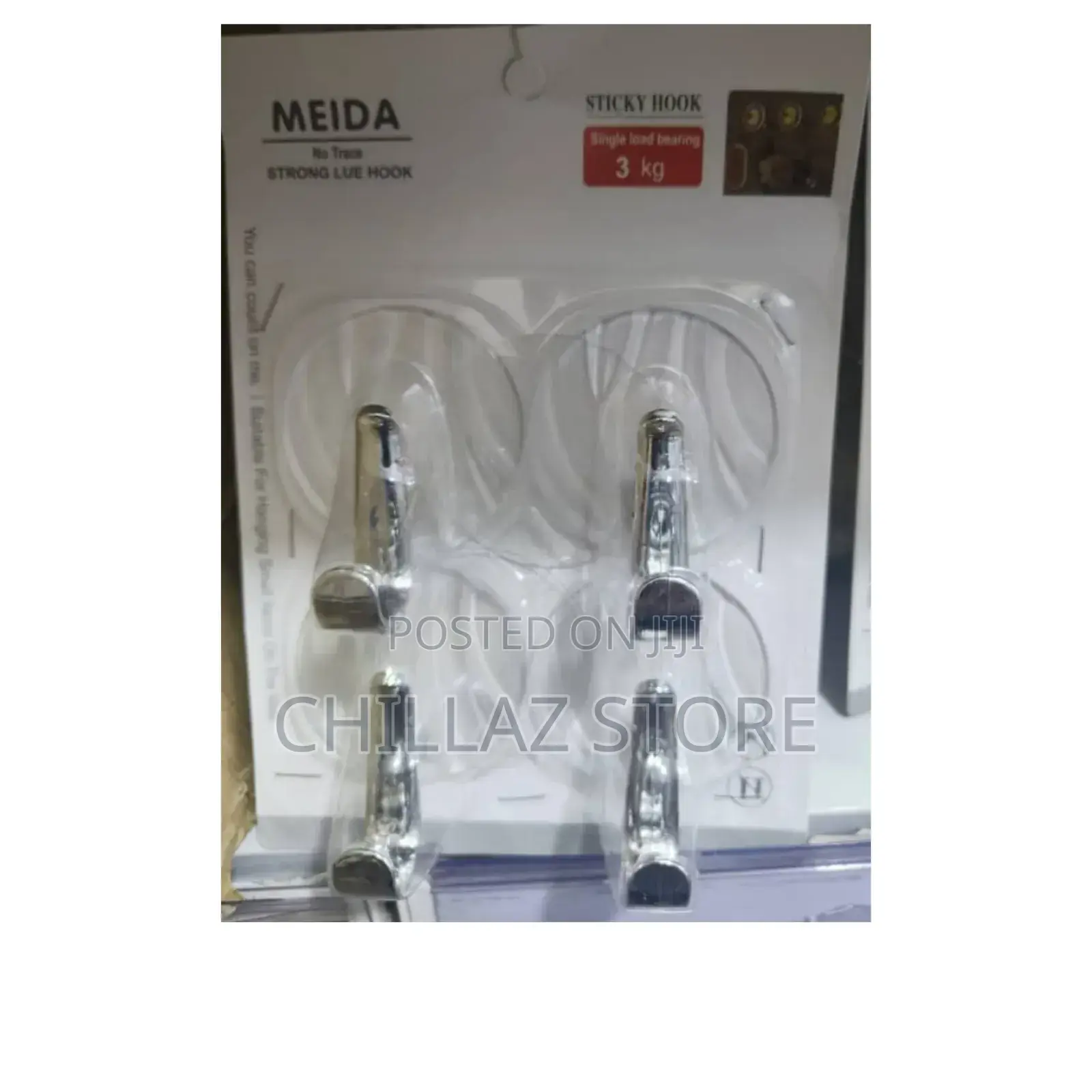 Meida Adhesive Wall Sticky Hooks.
