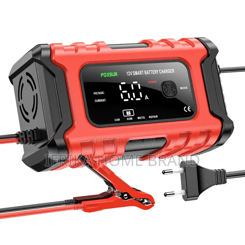 12v6a Battery Smart Charger Car Motorcycle Battery Charger