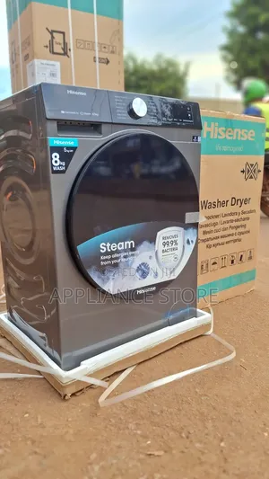 Photo - Washer Dryer 8kg Front Hisense Washing Machine