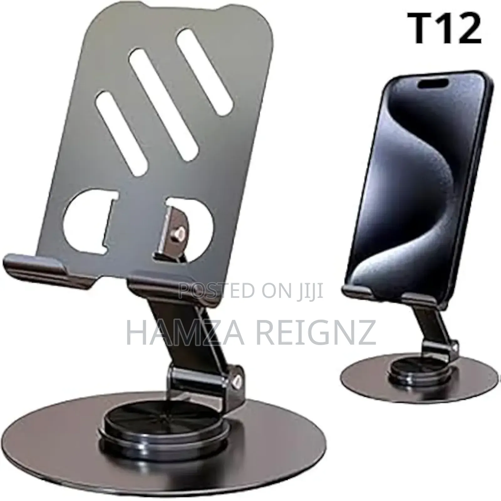 T12 Heavy Metal Mobile/Tablet Stand – Adjustable Desk