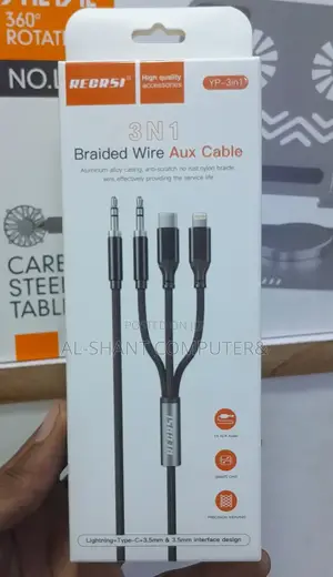 Recrsi 3in1 Aux Cable