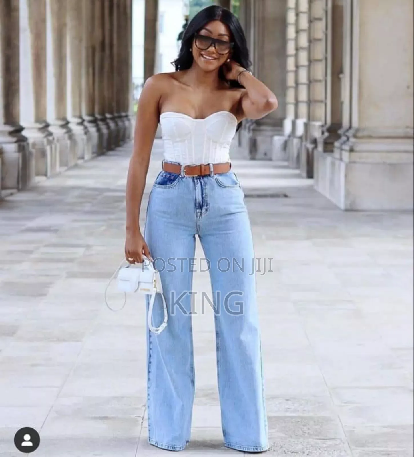 High -Waisted Ladies Jeans