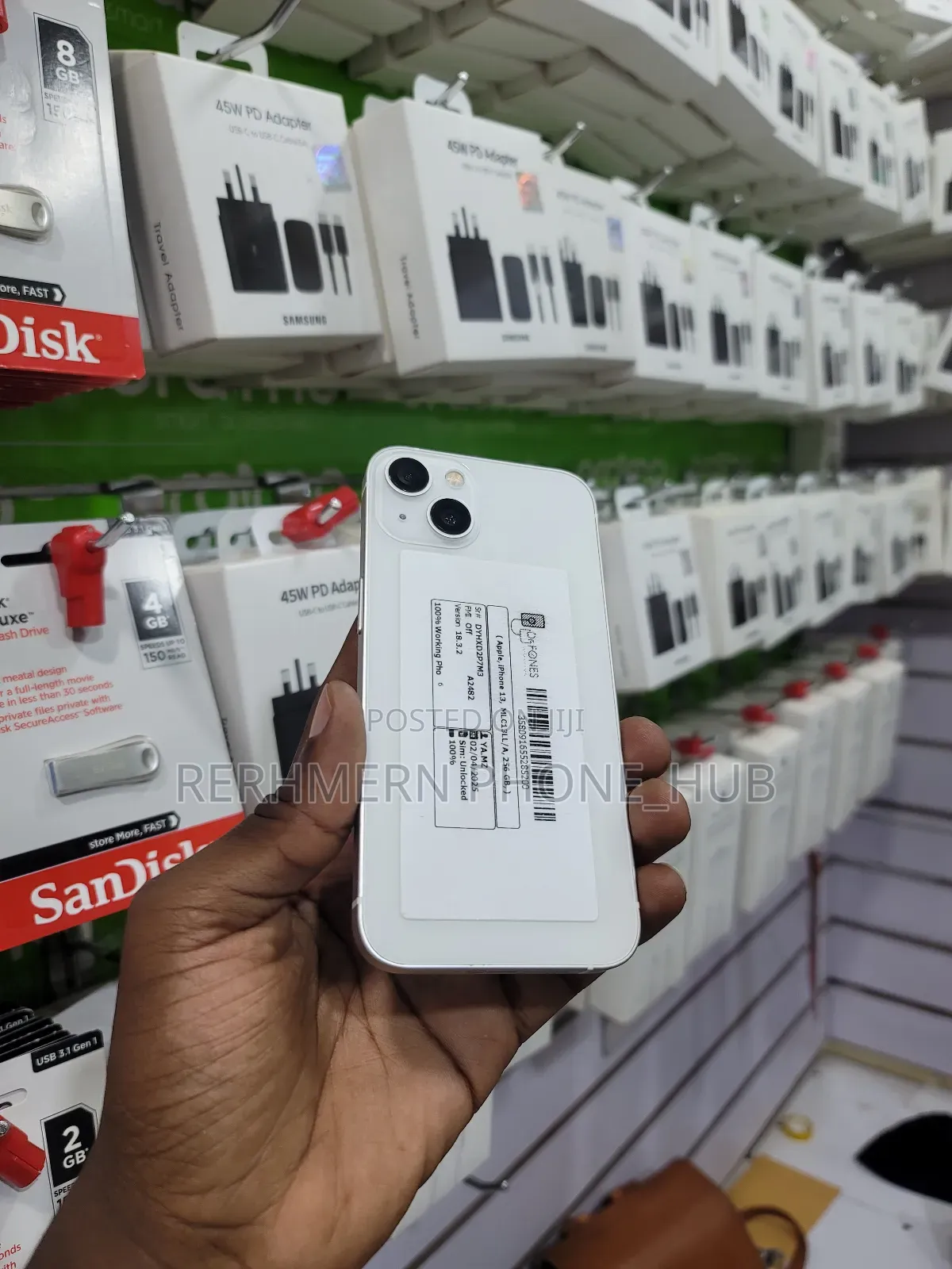 New Apple iPhone 13 128 GB White