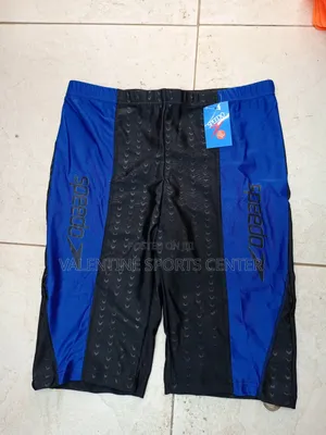 Blue Colors With Black Swimming Shoes Speedo