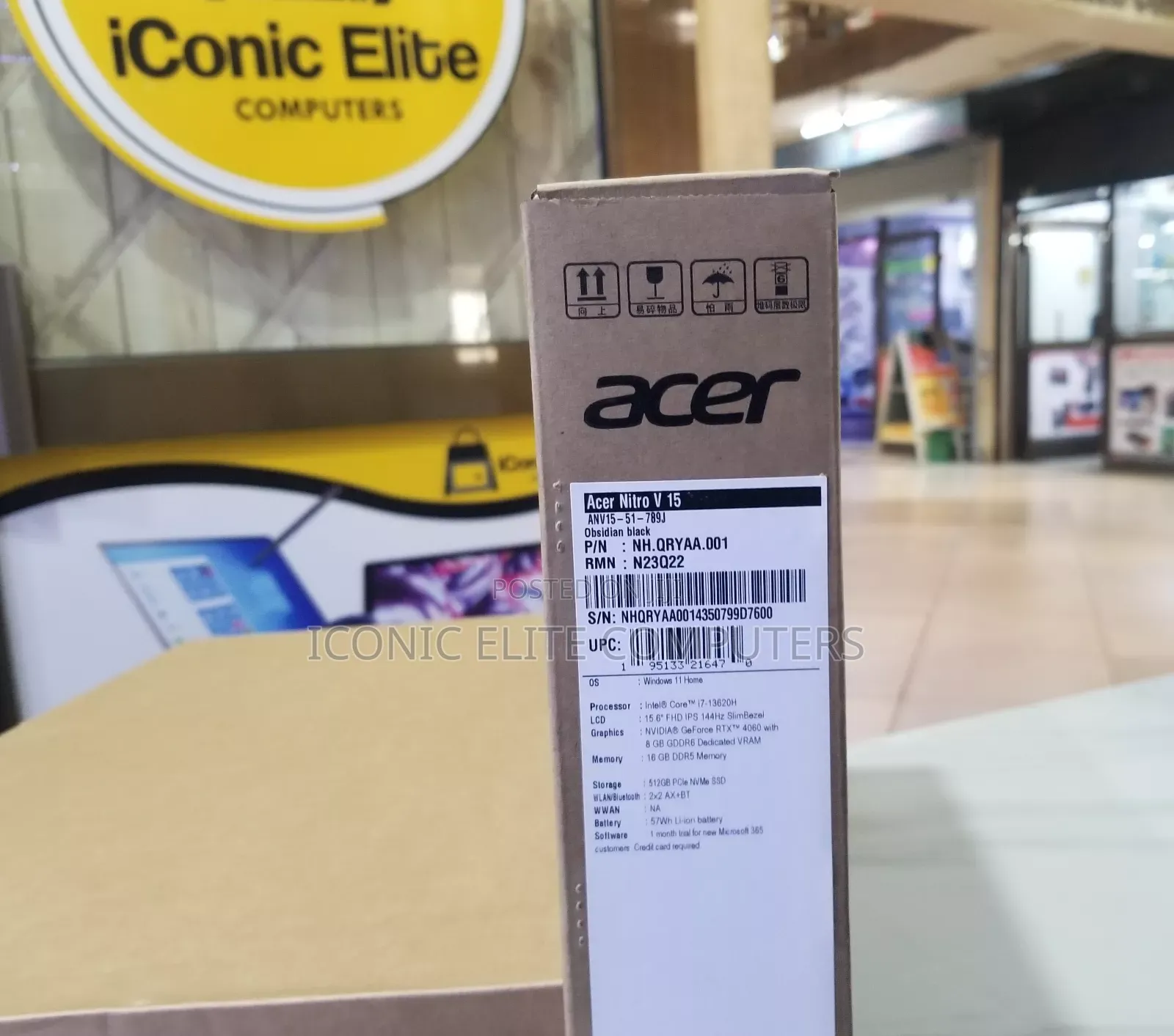 New Laptop Acer Aspire v Nitro 16GB Intel Core I7 SSD 512GB
