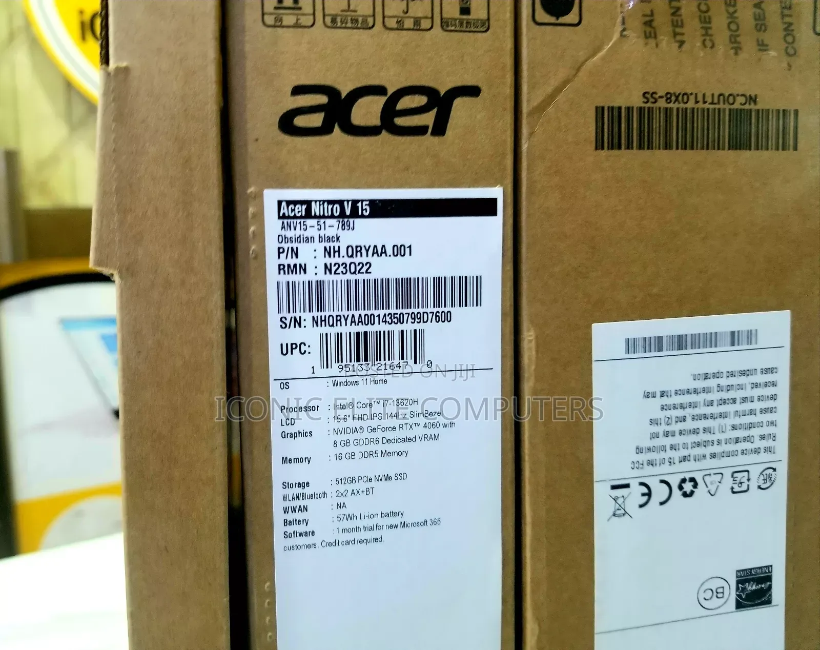 New Laptop Acer Aspire v Nitro 16GB Intel Core I7 SSD 512GB