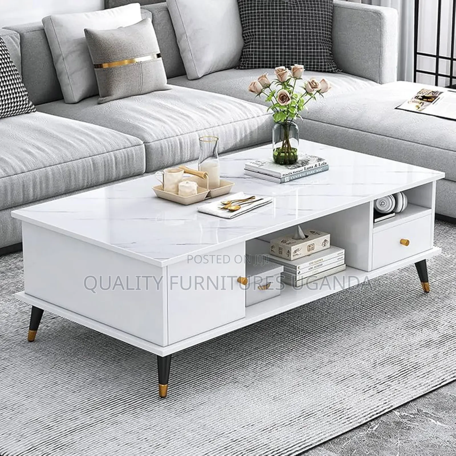 Real Marble Coffee Table