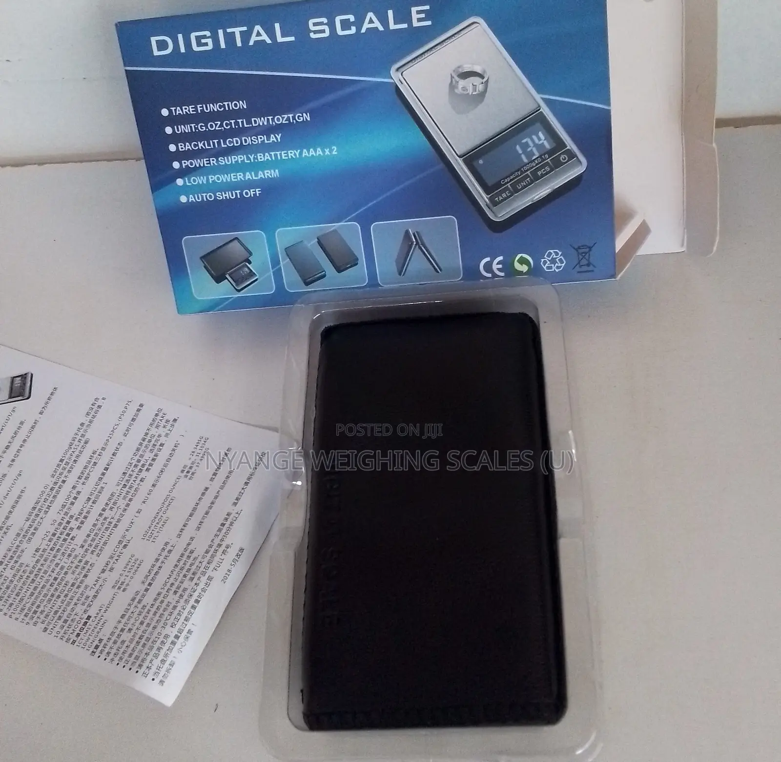 Pocket Digital Weighing Scale Portable Weighing Scale 500g/0.01g Weigh