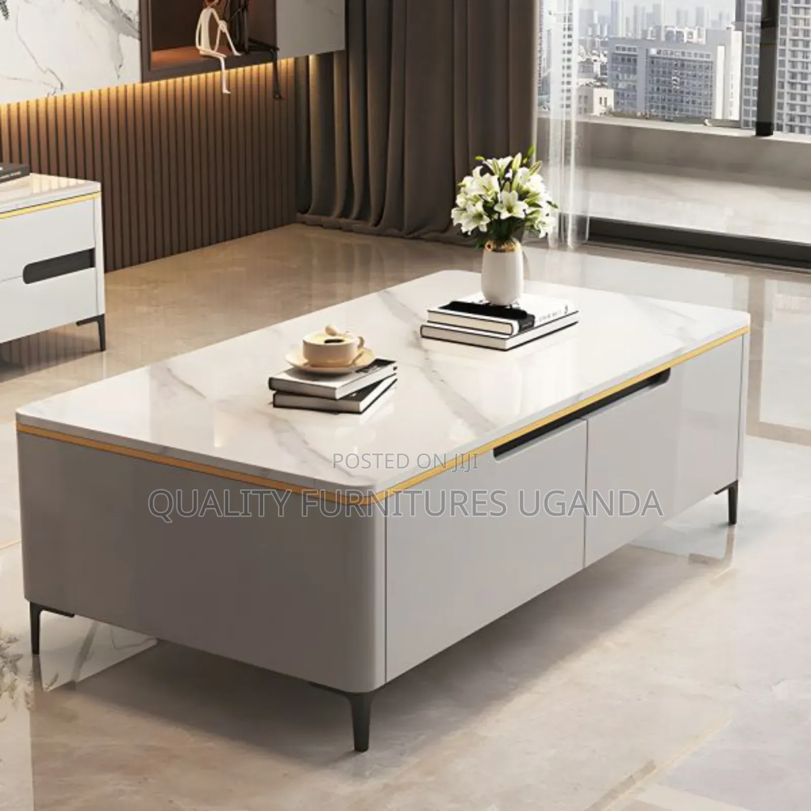 Glass Top Center Table