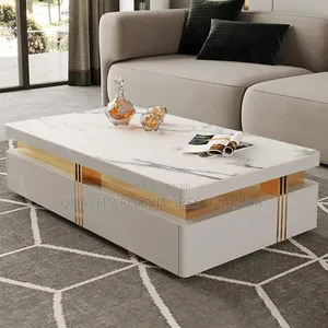 Gold Strips Coffee Table