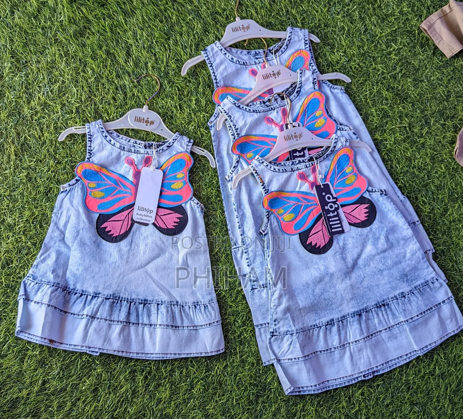 Girls/Kids Denim Dress