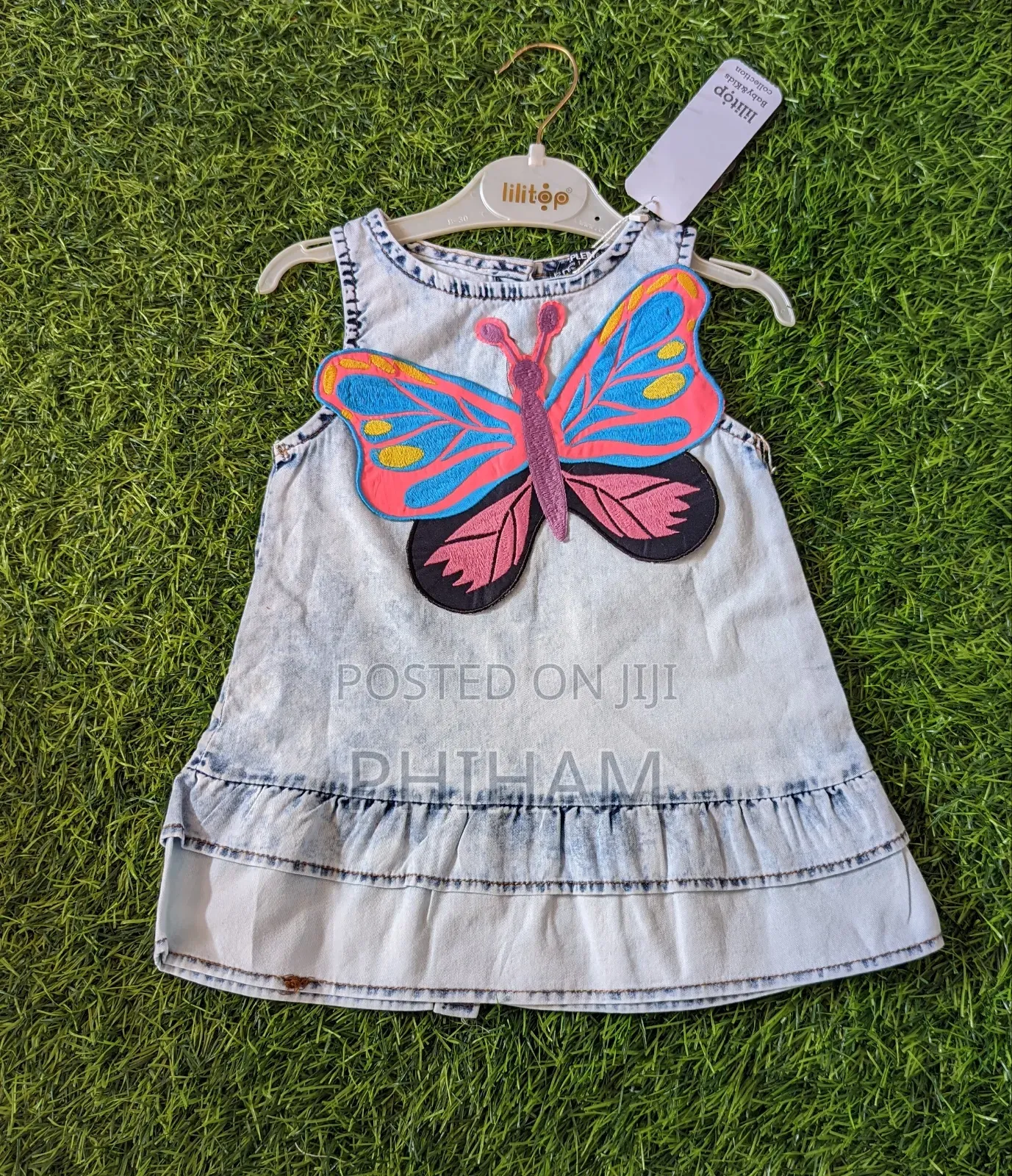 Girls/Kids Denim Dress