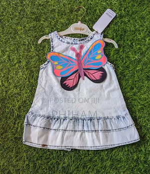 Girls/Kids Denim Dress