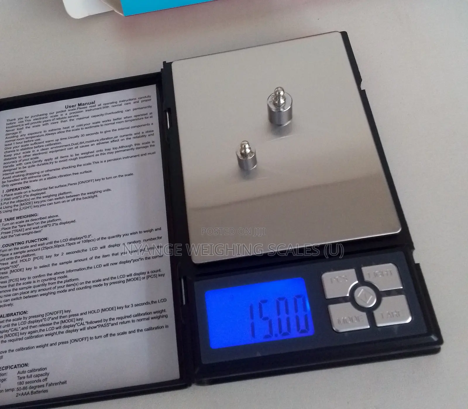 Electronic Weighing Scale Portable Weigh Mini 500g0.01g Weighing Scale