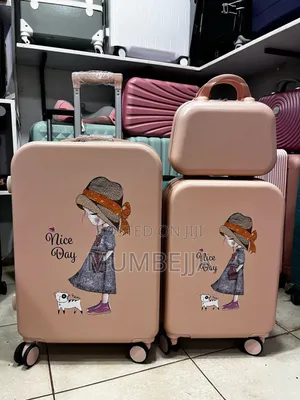 Fabric and Rubber Baby's Suitcases Original