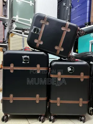 My Traveler Suitcases Black and Brown
