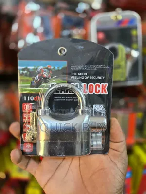 Hardened Stainless Steel Alarm Padlock