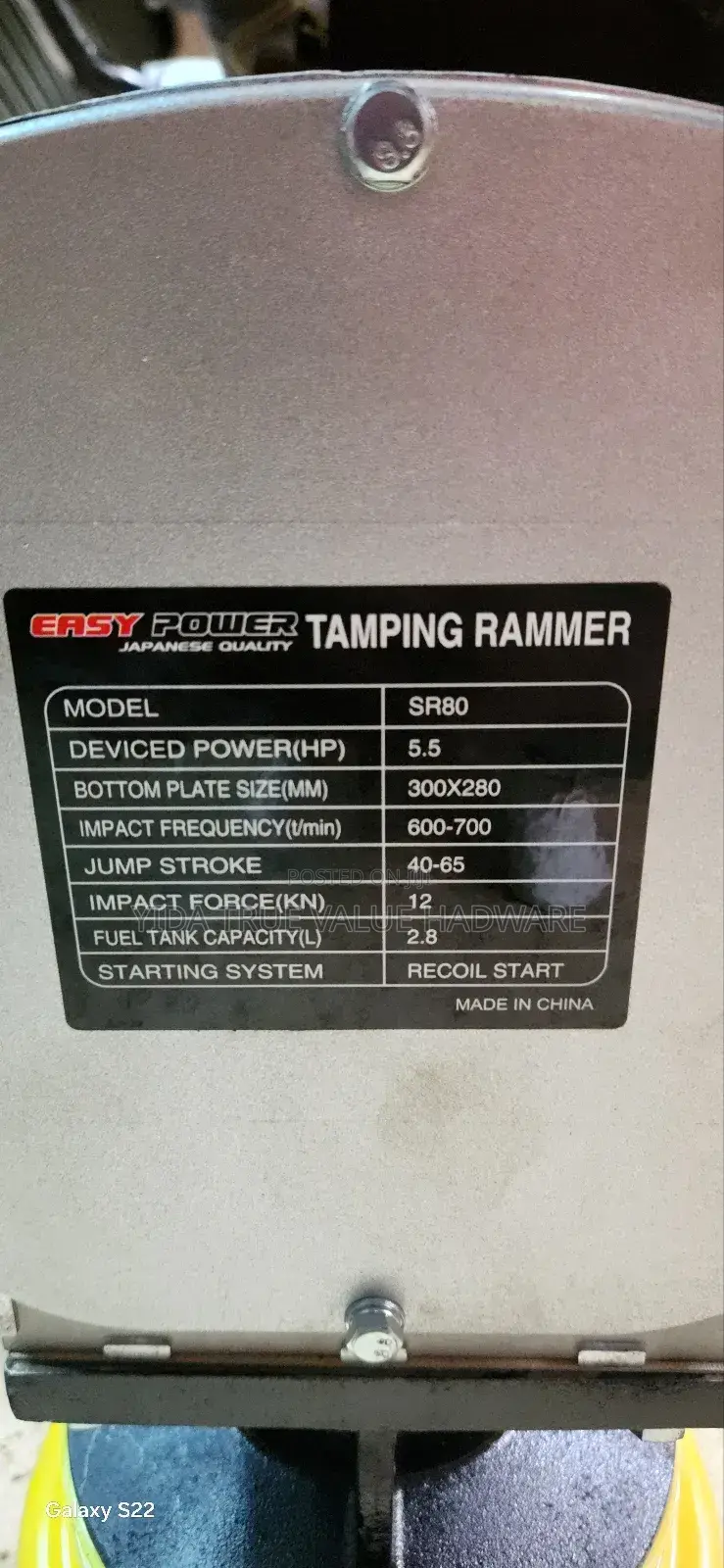 Compercat /Jamper /Tamping Rammer Honda