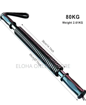 Unique Heavy-Duty 60kg Spring Power Twister Exercise Bar