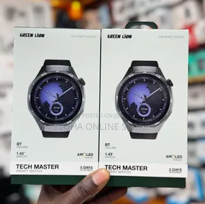Unique Green Lion Tech Master Smart Watch