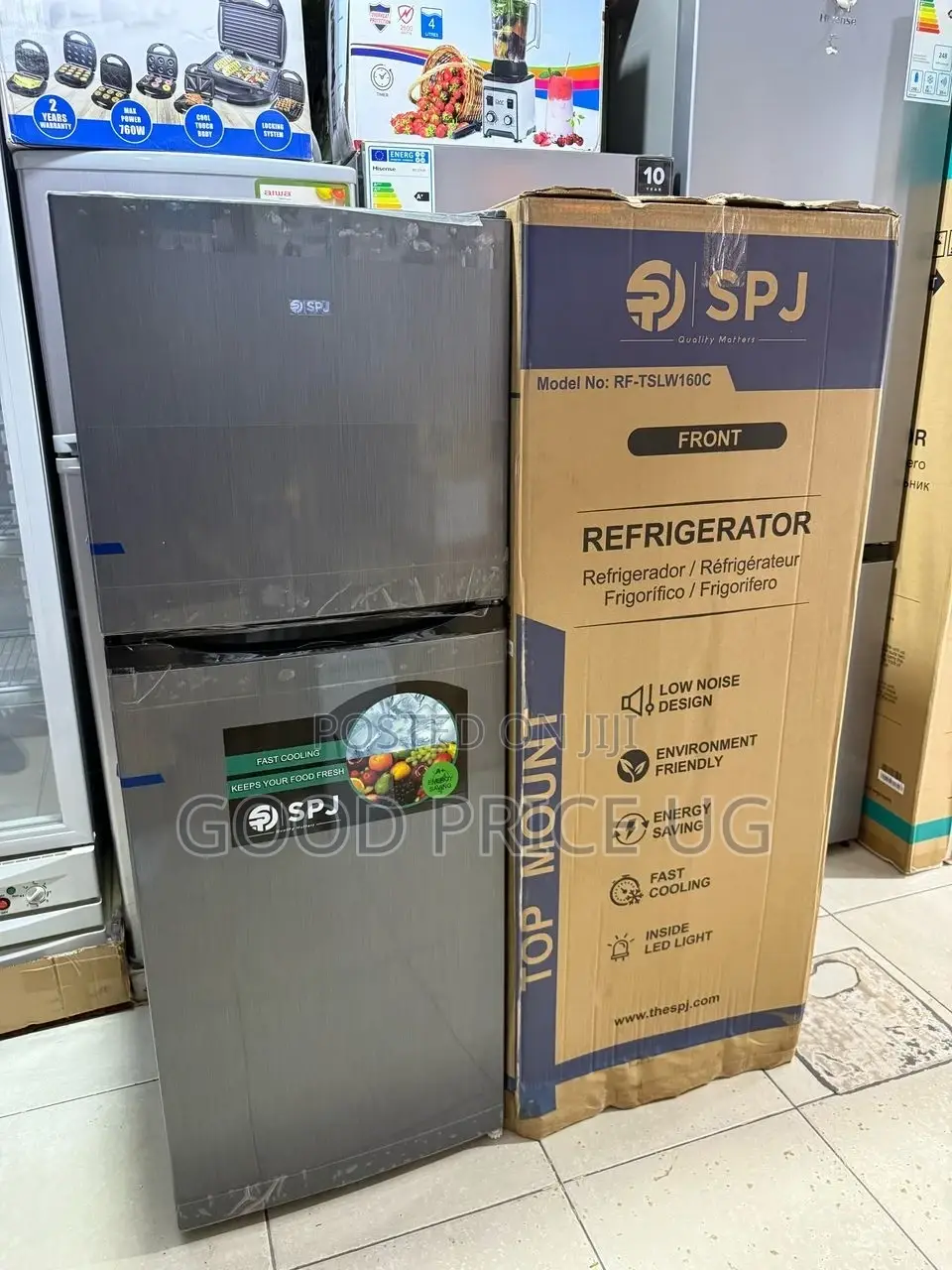 160l SPJ Double Door Fridge With Warranty