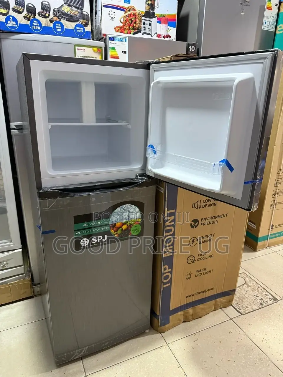 160l SPJ Double Door Fridge With Warranty