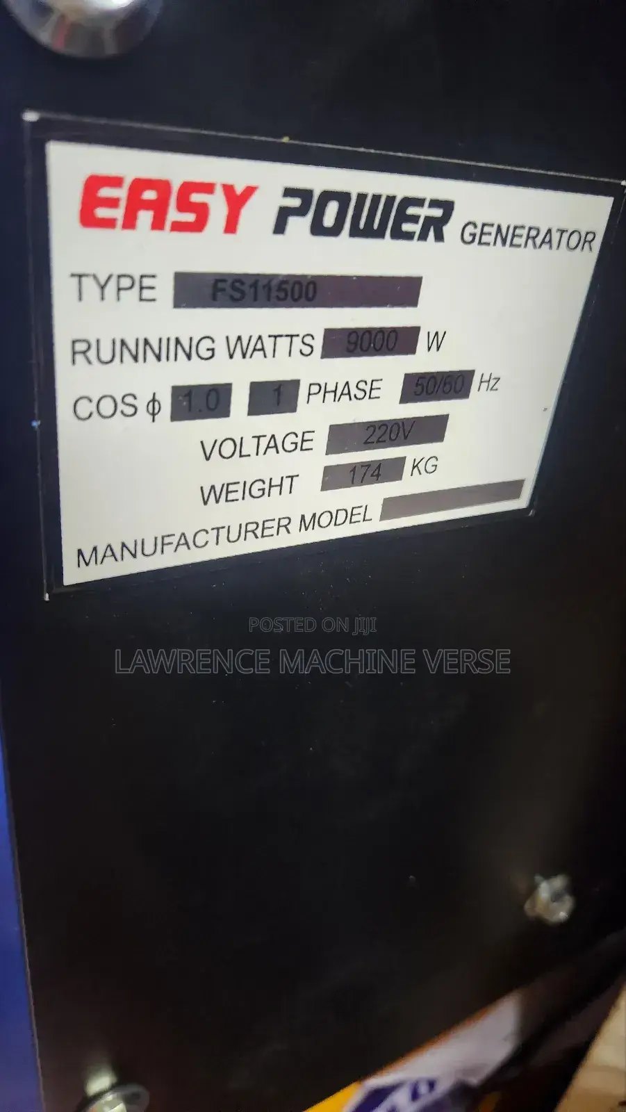 Super Silent Diesel Generator 9000 Watts