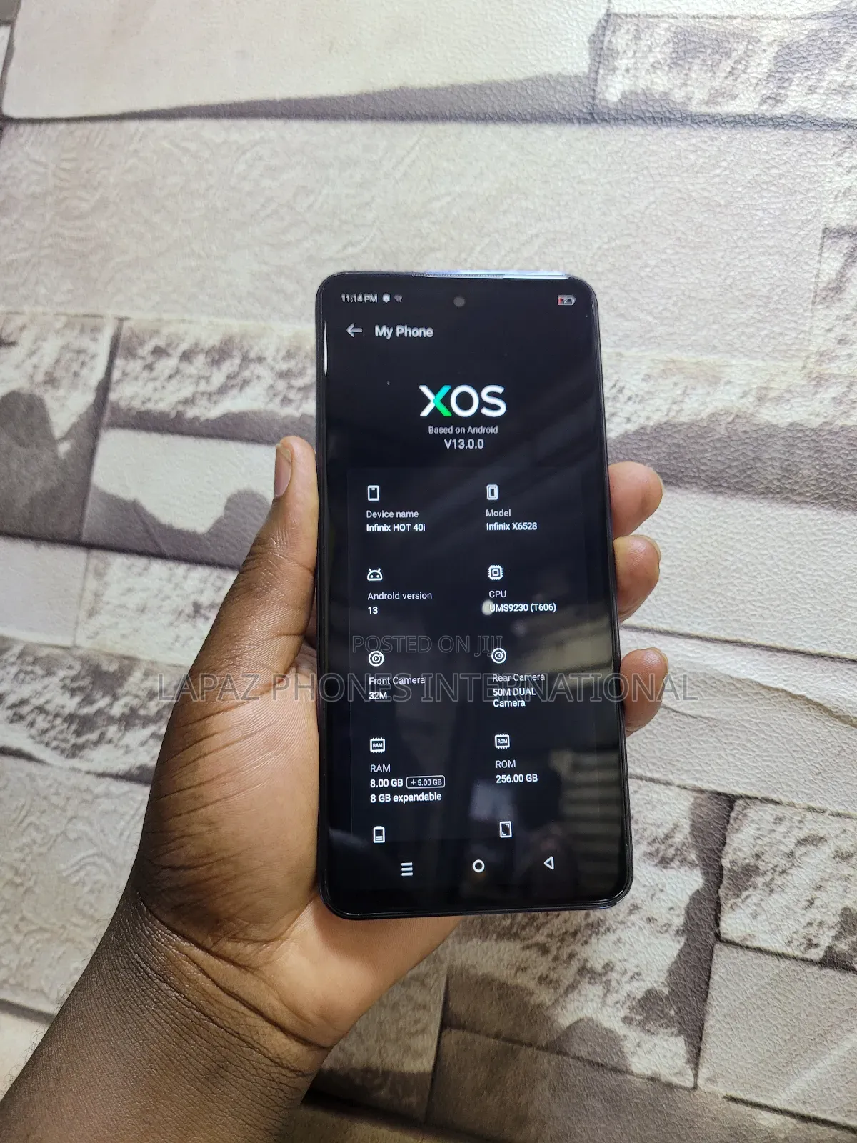 Infinix Hot 40i 256 GB Black