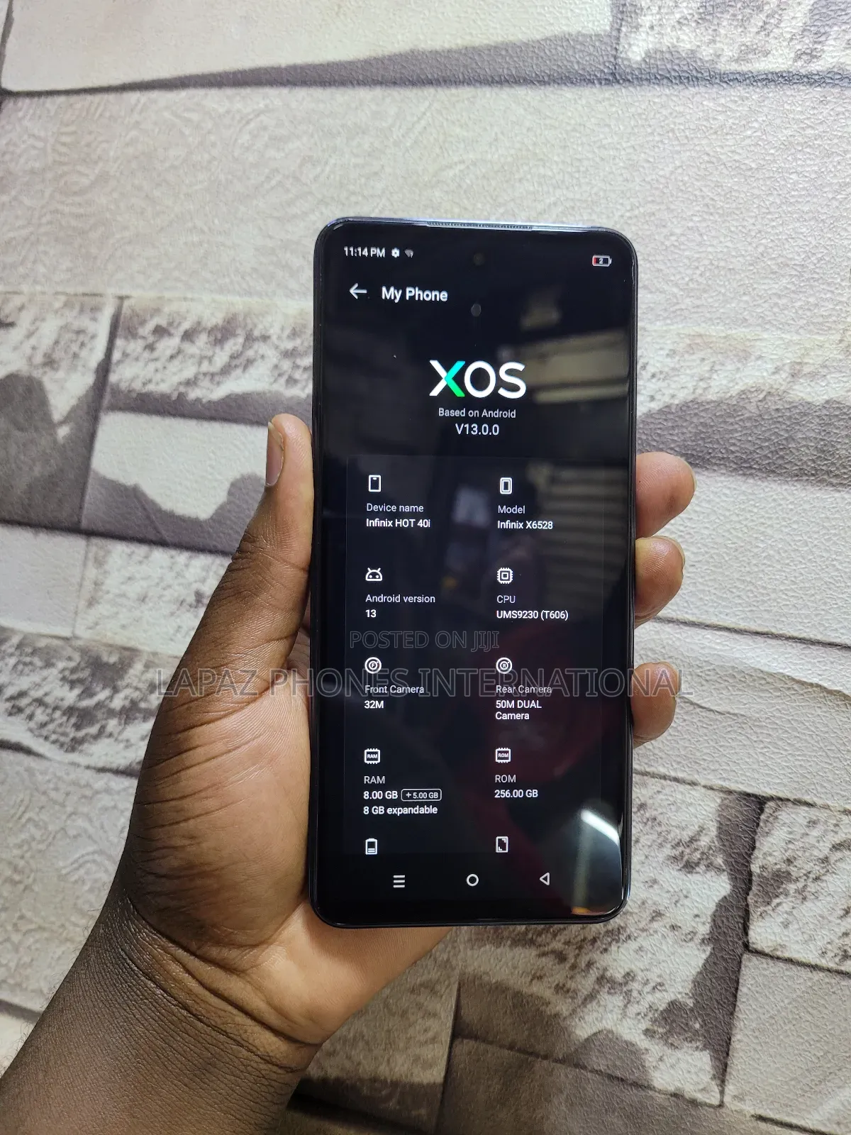Infinix Hot 40i 256 GB Black