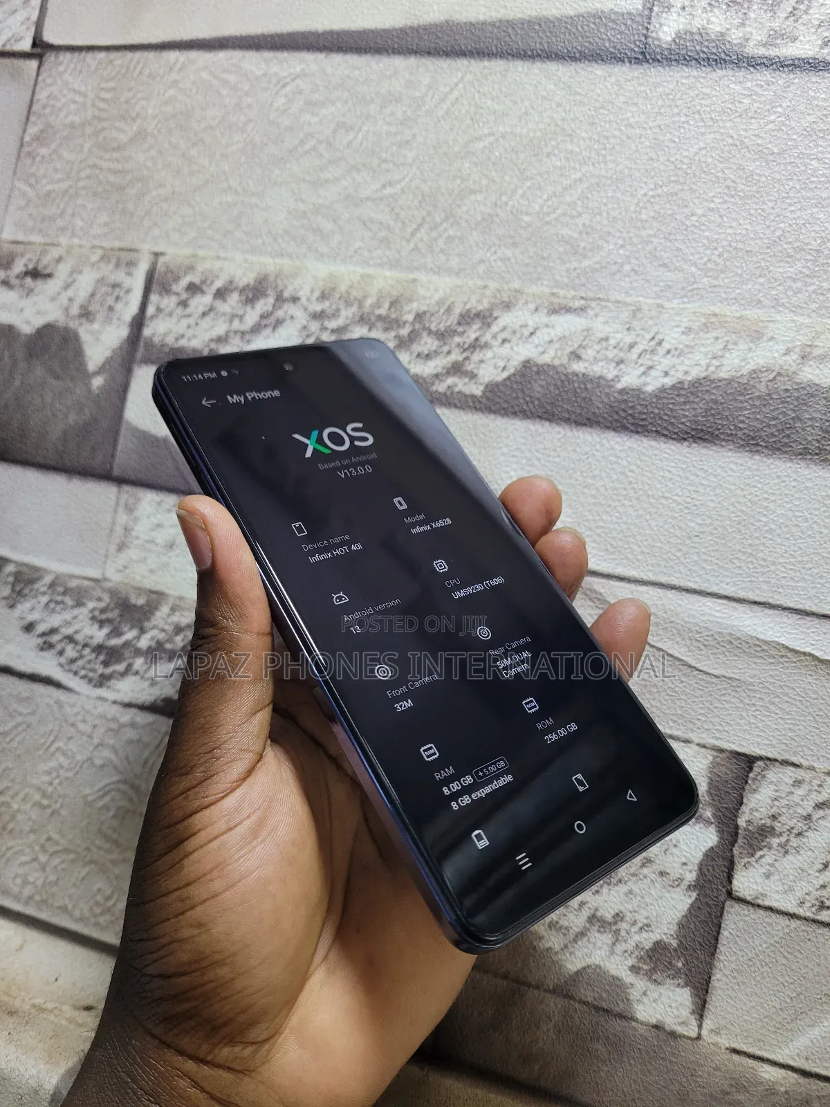 Infinix Hot 40i 256 GB Black