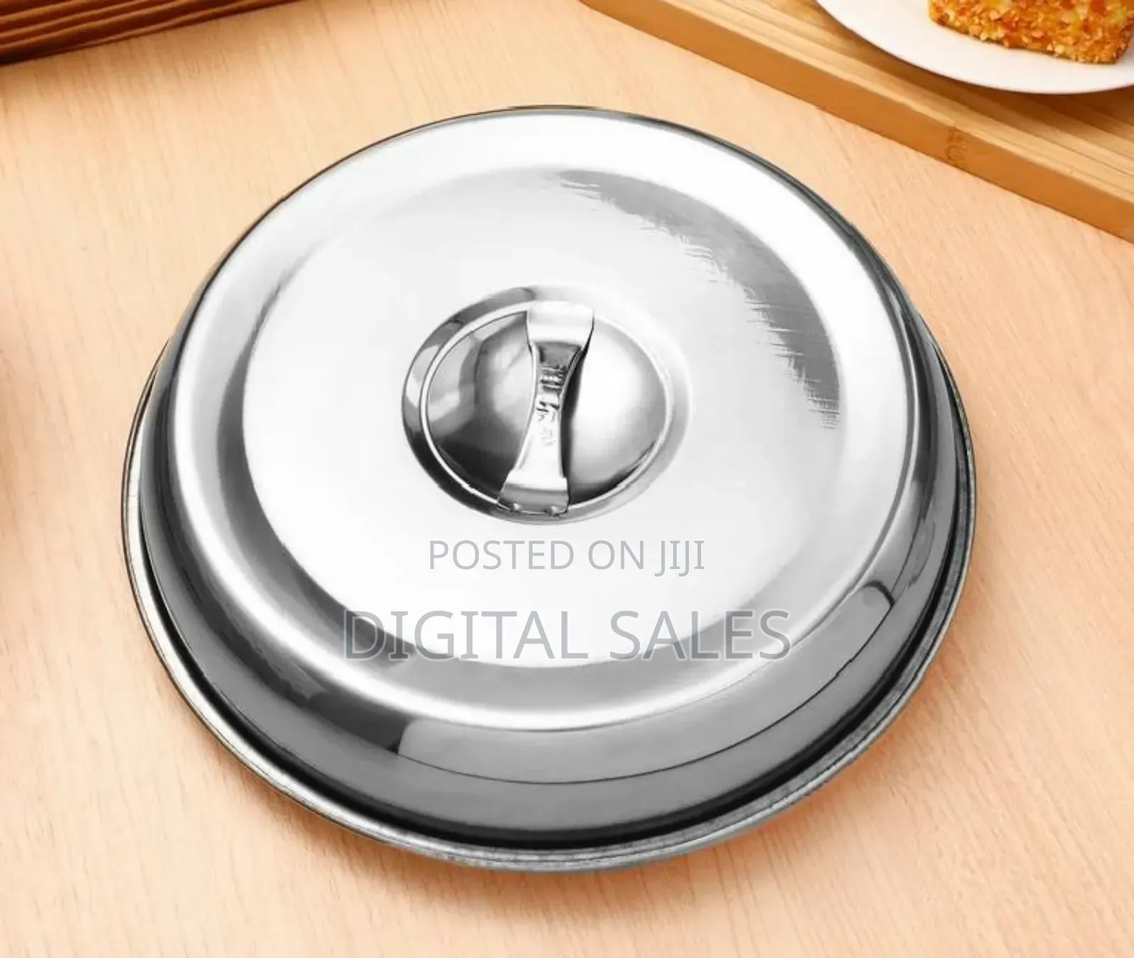 Dome Food Lid Stainless Steel Plate Cover.