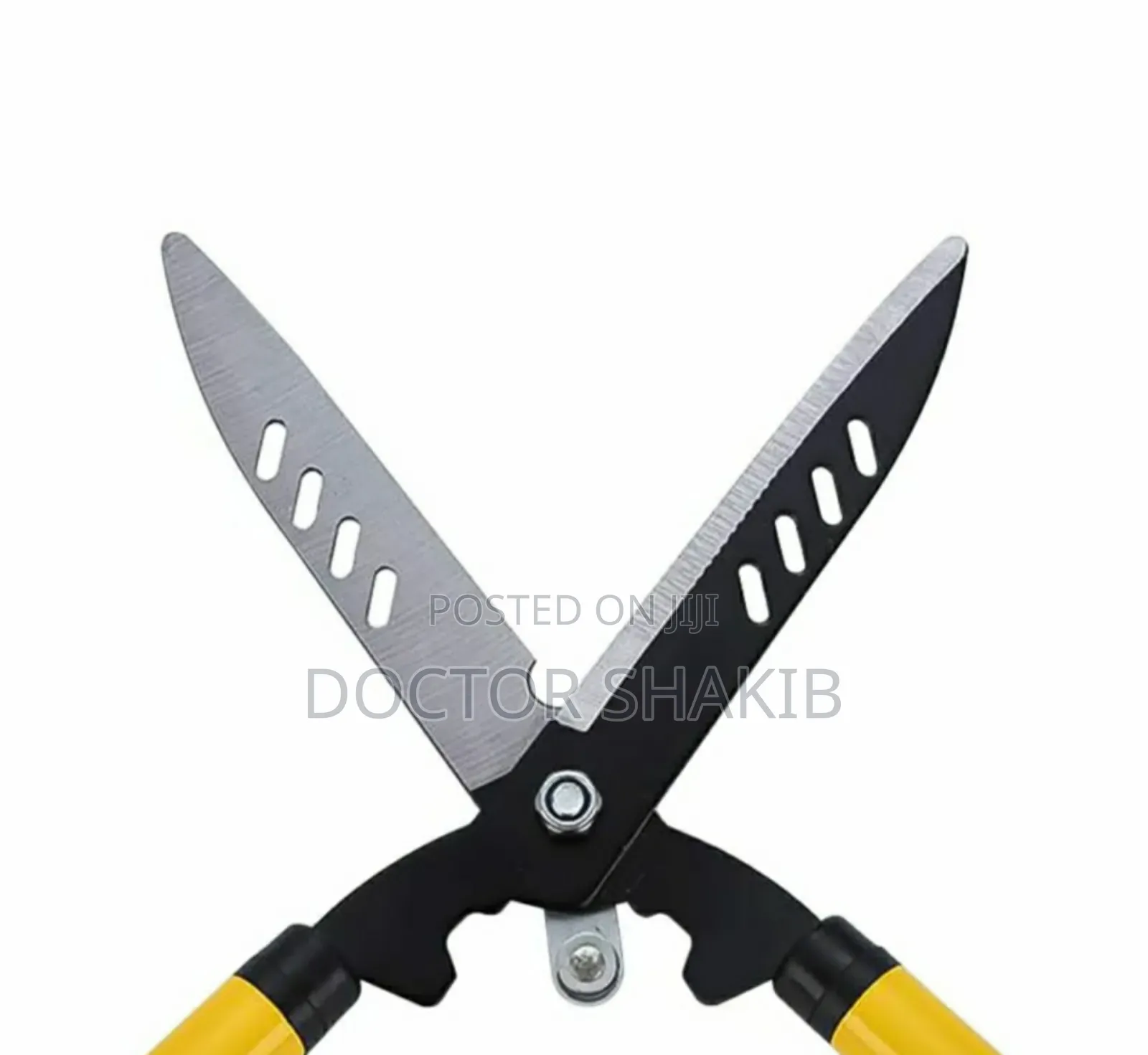 Quality Metal Garden Hedge Shear Cutter Black Yellow