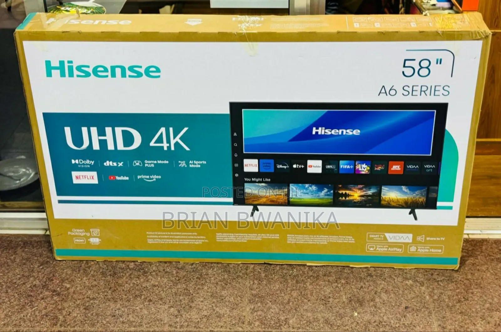 A6 Series Hisense Tv 58inches