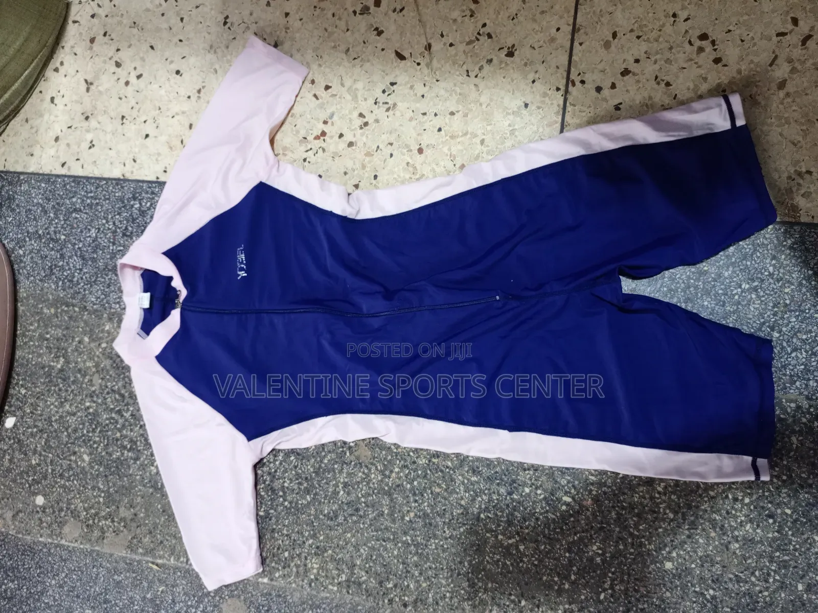 Navy Blue Colors With Pink Color Swimming Costume for Ladies