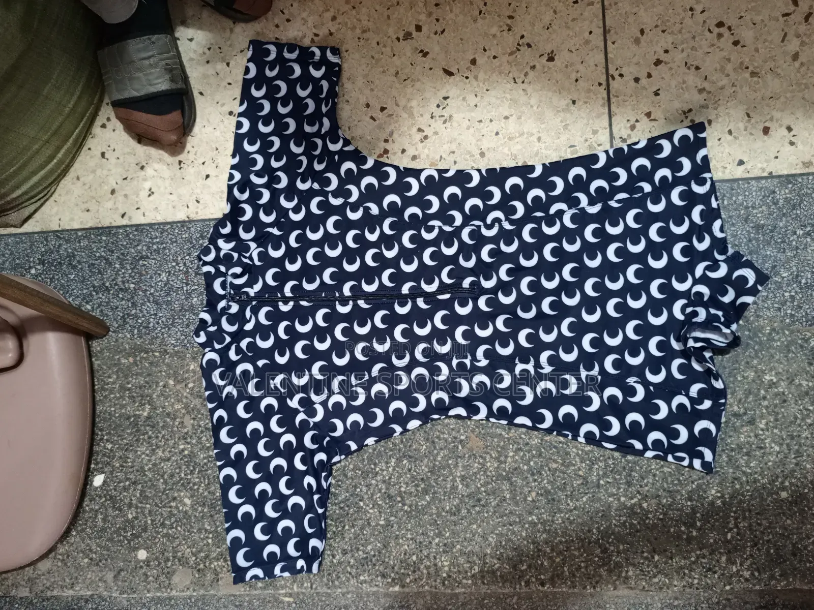 Navy Blue Colors With Pink Color Swimming Costume for Ladies