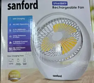 Sanford Mini Rechargeable Table Fan