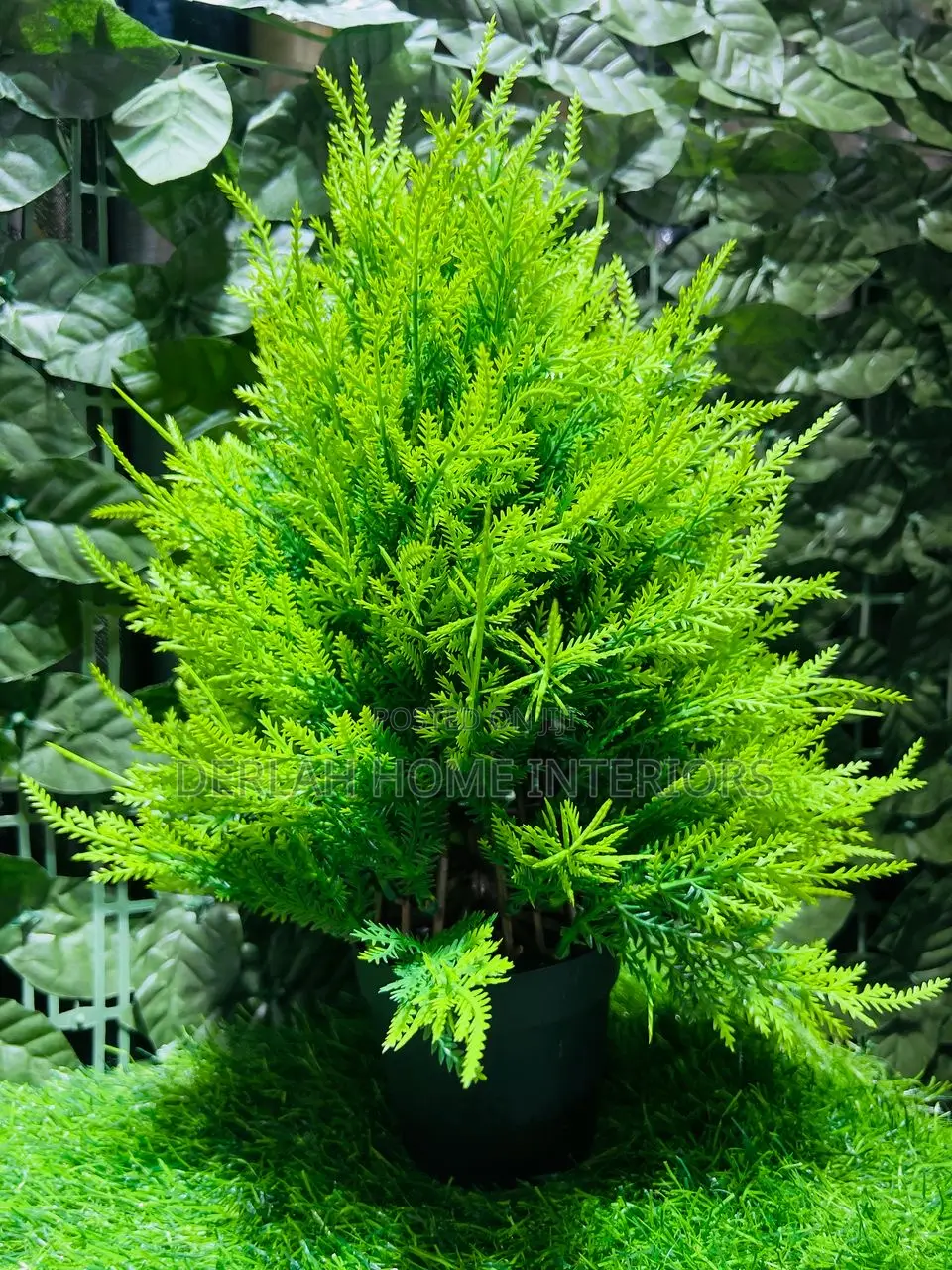 Artificial , Green Conifer Plants